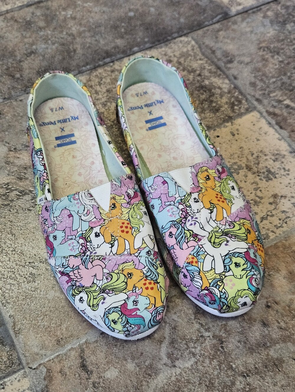 Toms My Little Pony Collab Size 7.5